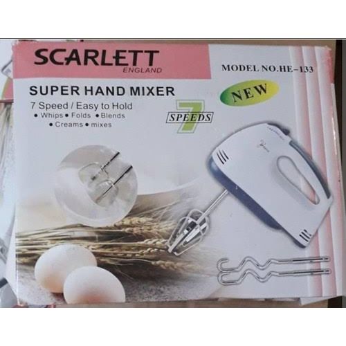 Scarlett Speed Electric Hand Mixer Whisk Egg Beater Cake Baking
